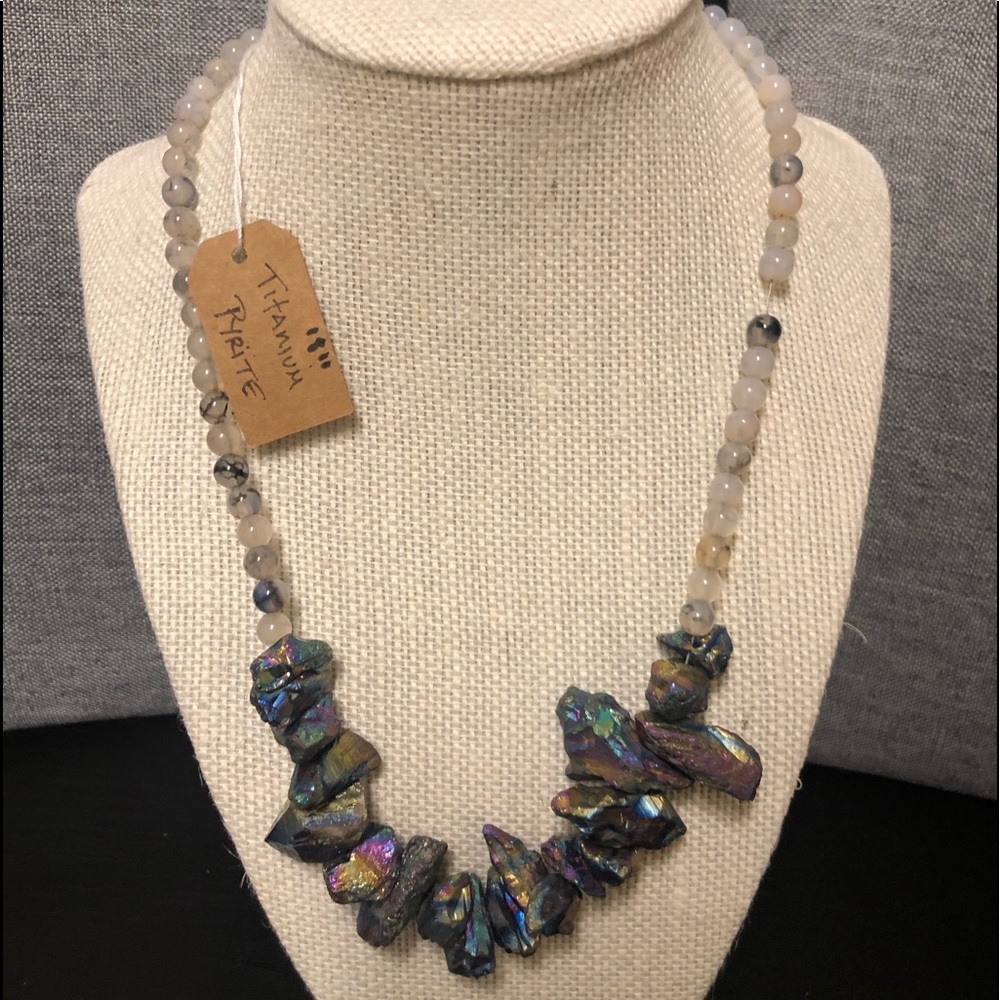 Titanium pyrite and jasper